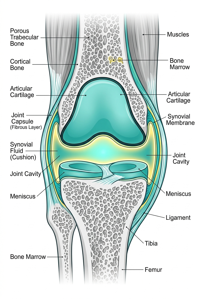 Synovial Joint Anatomy Diagram